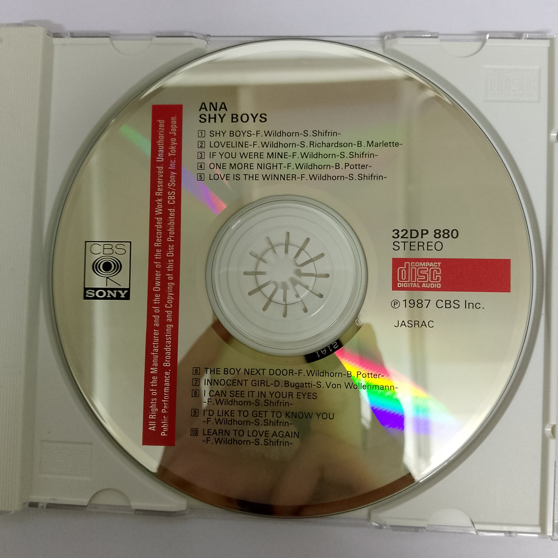 ซีดี Ana - Shy Boys (CD) (VG+)