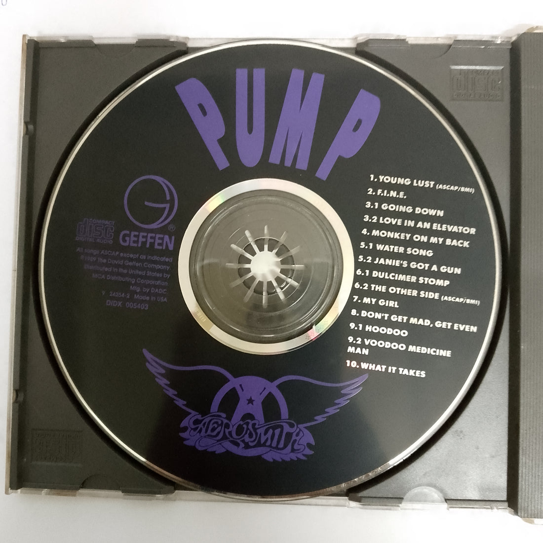 ซีดี Aerosmith - Pump (CD) (VG+)