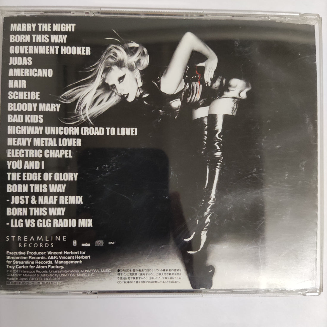 ซีดี Lady Gaga = Lady Gaga - Born This Way =  ボーン・ディス・ウェイ (CD) (VG+)