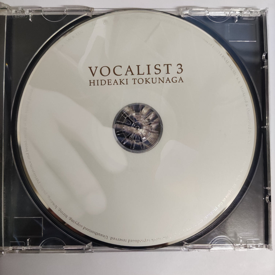 ซีดี Hideaki Tokunaga - Vocalist 3 (CD) (VG+)