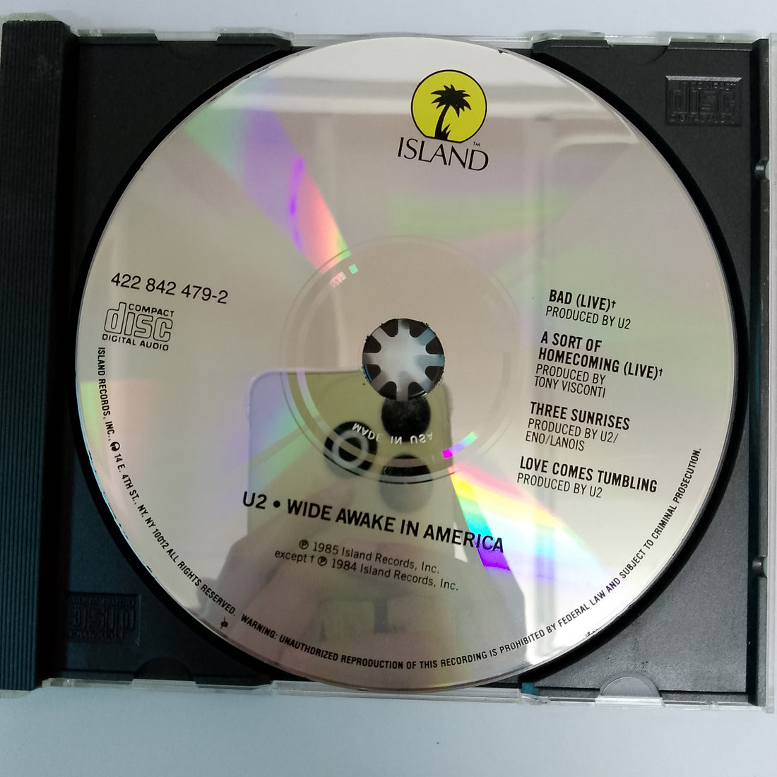 ซีดี U2 - Wide Awake In America (CD) (VG+)