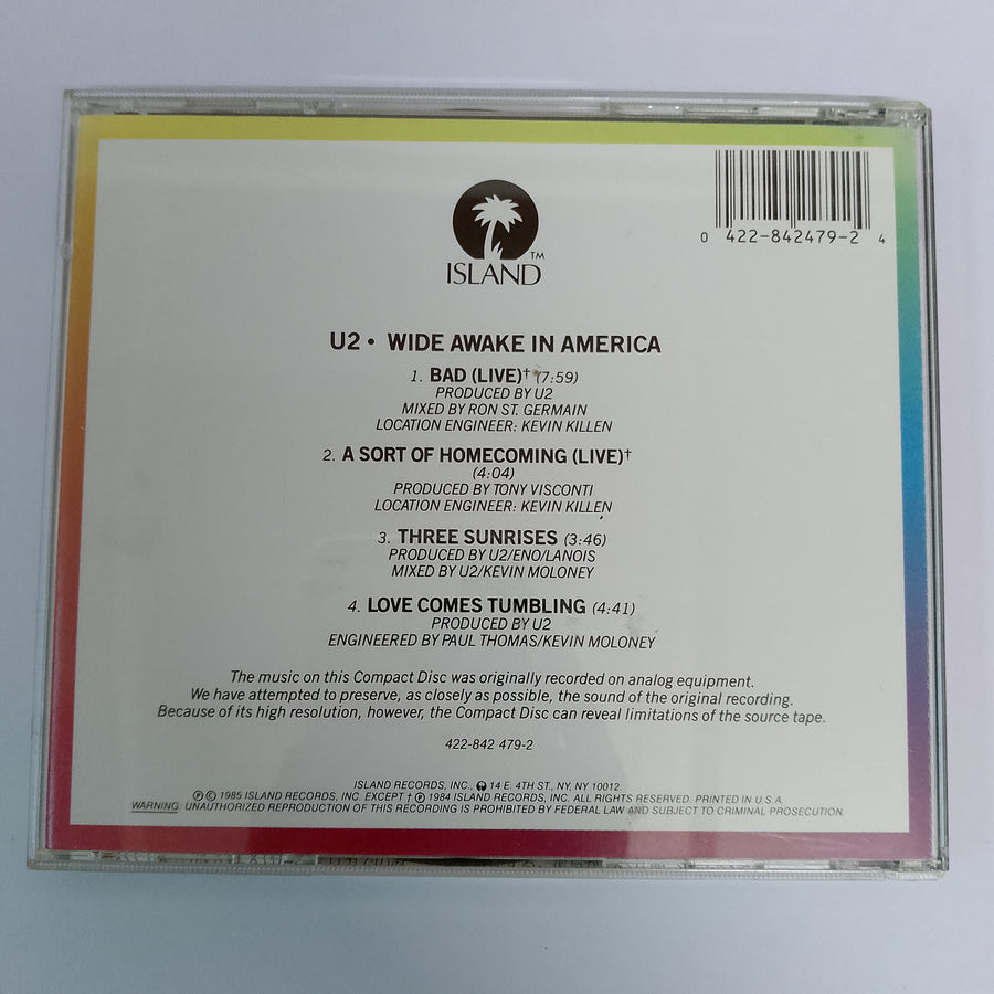 ซีดี U2 - Wide Awake In America (CD) (VG+)