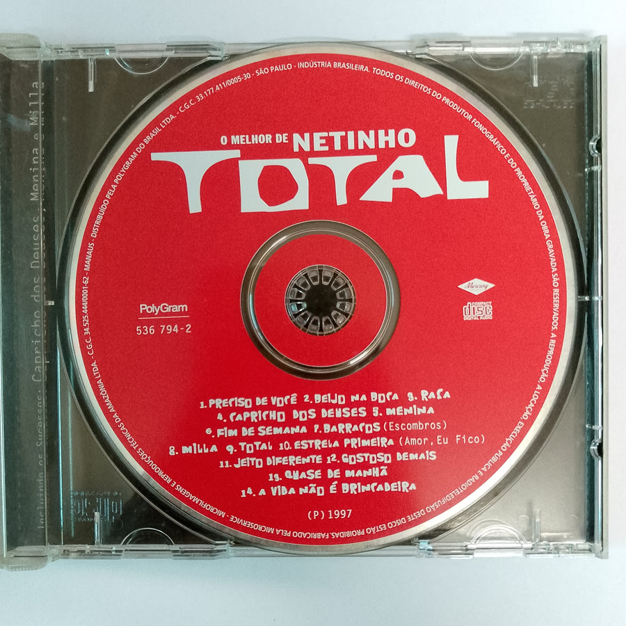 ซีดี Netinho - O Melhor De Netinho: Total (CD) (VG+)