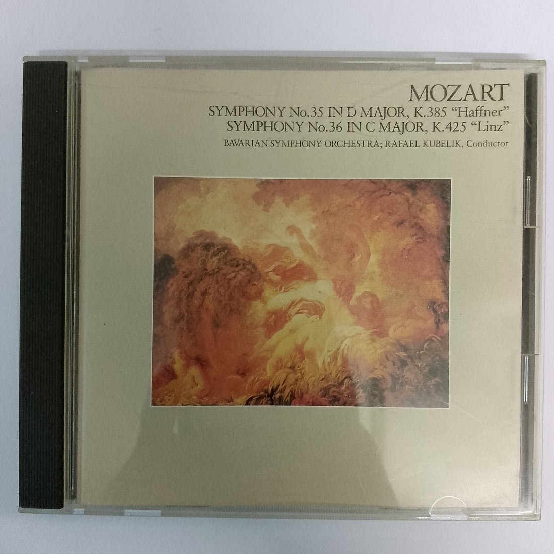 ซีดี Wolfgang Amadeus Mozart, Rafael Kubelik, Symphonie-Orchester Des Bayerischen Rundfunks - Symphony No.35 "Haffner" / Symphony No.36 "Linz" (CD) (VG+)