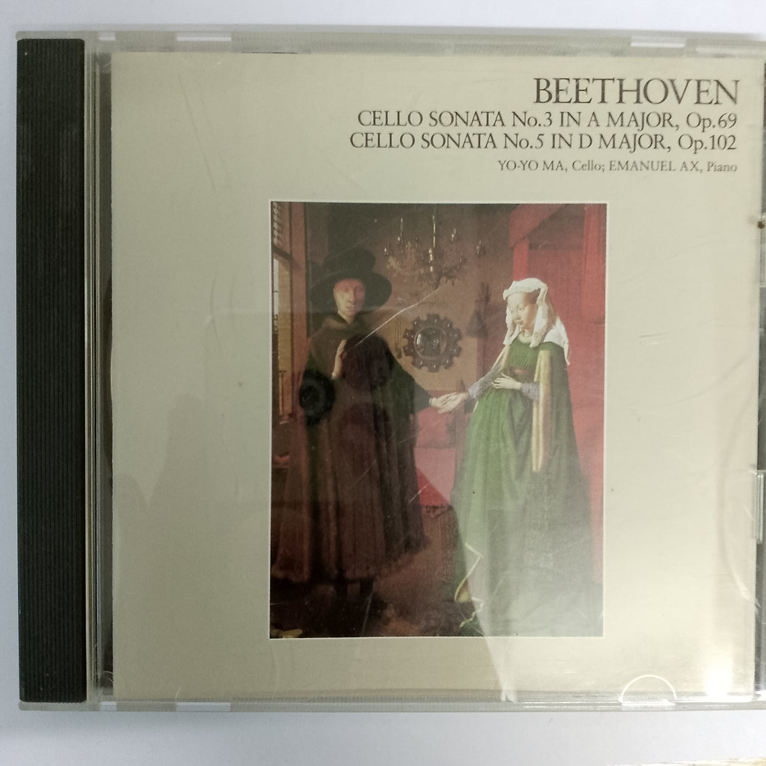 Ludwig van Beethoven : Yo-Yo Ma, Emanuel Ax - Cello Sonatas No.3 / No.5 (CD) (VG+)