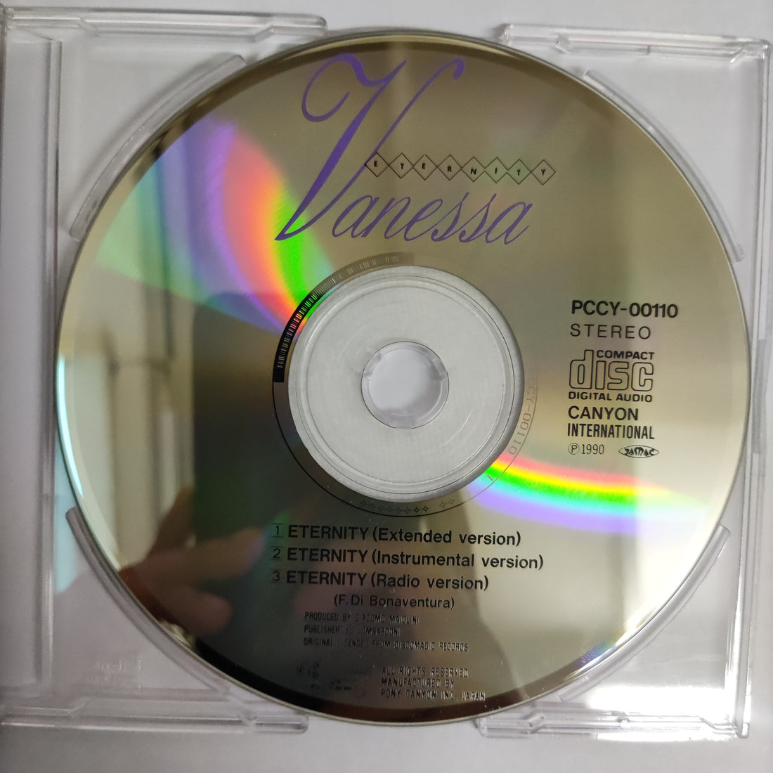 ซีดี Vanessa - Eternity (CD) (VG+)