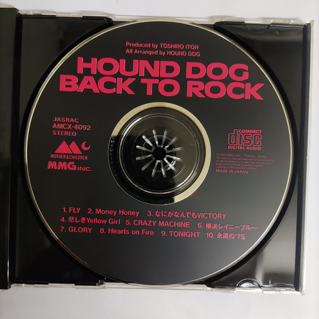 ซีดี Hound Dog - Back To Rock CD VG+