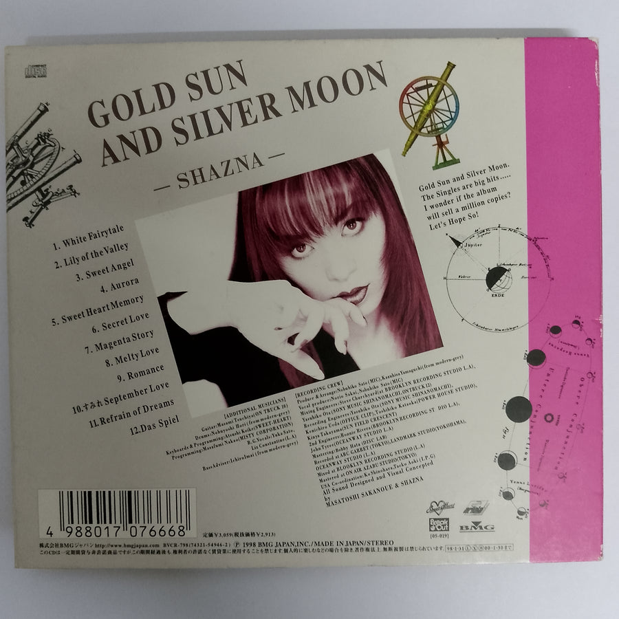 ซีดี Shazna - Gold Sun And Silver Moon (CD) (VG+)