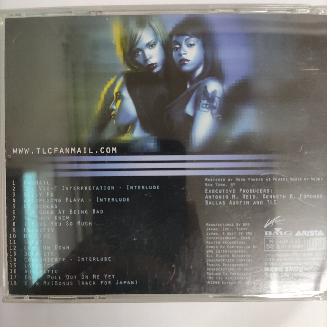 ซีดี TLC - Fanmail CD VG+