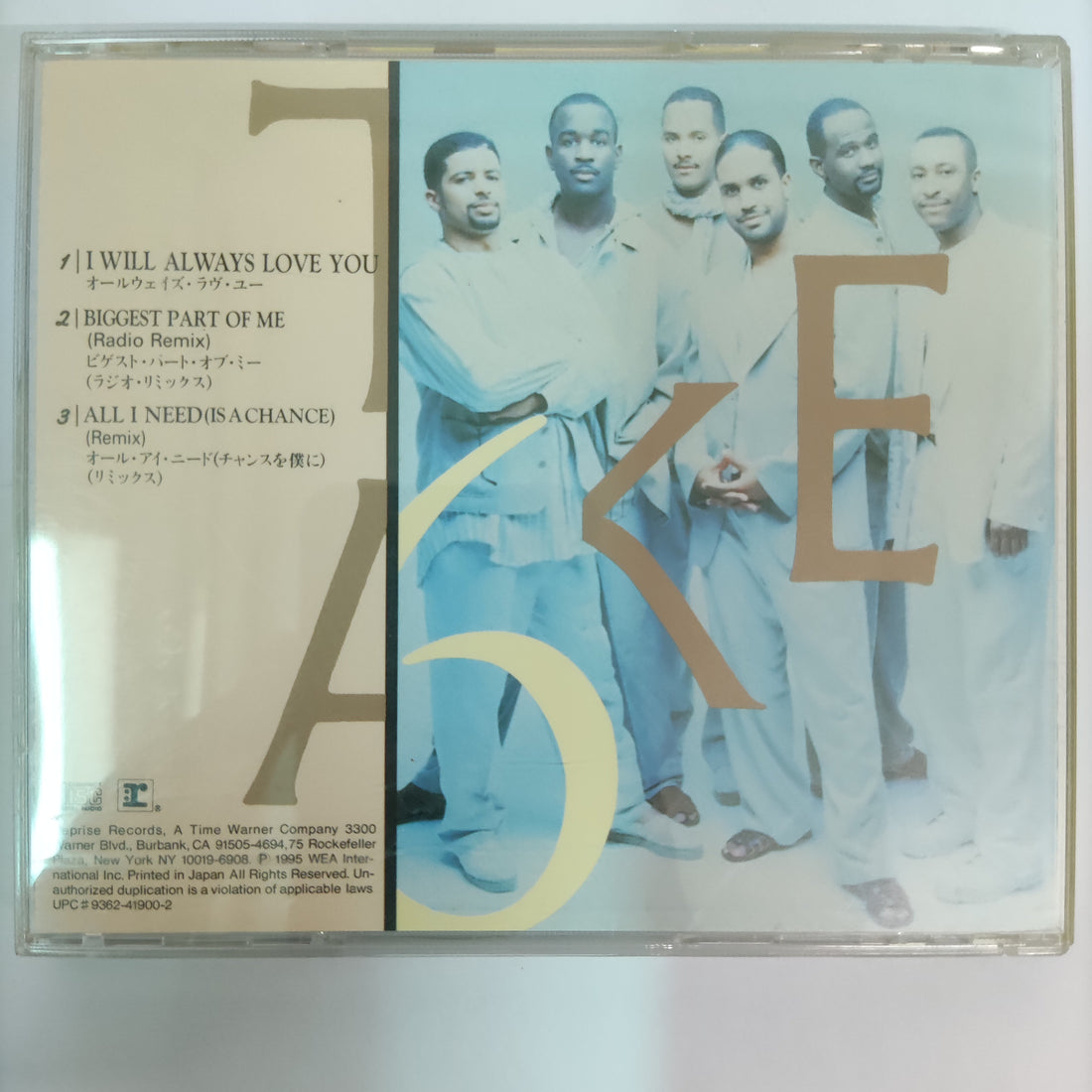 ซีดี Take 6 - I Will Always Love You (CD) (VG+)