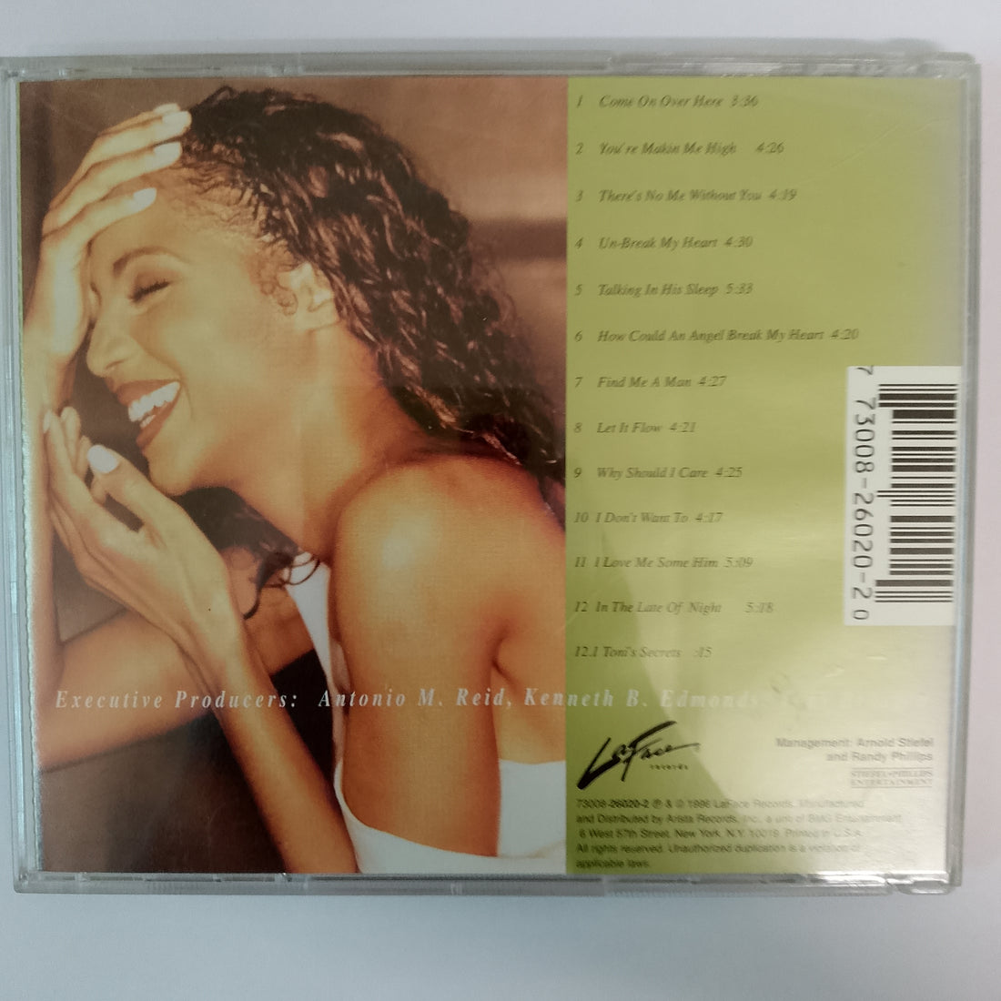 ซีดี Toni Braxton - Secrets CD VG+