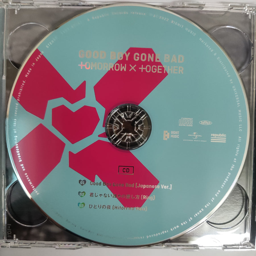 ซีดี TXT  - Good Boy Gone Bad (CD) (VG+) (1CDs) (1DVD)