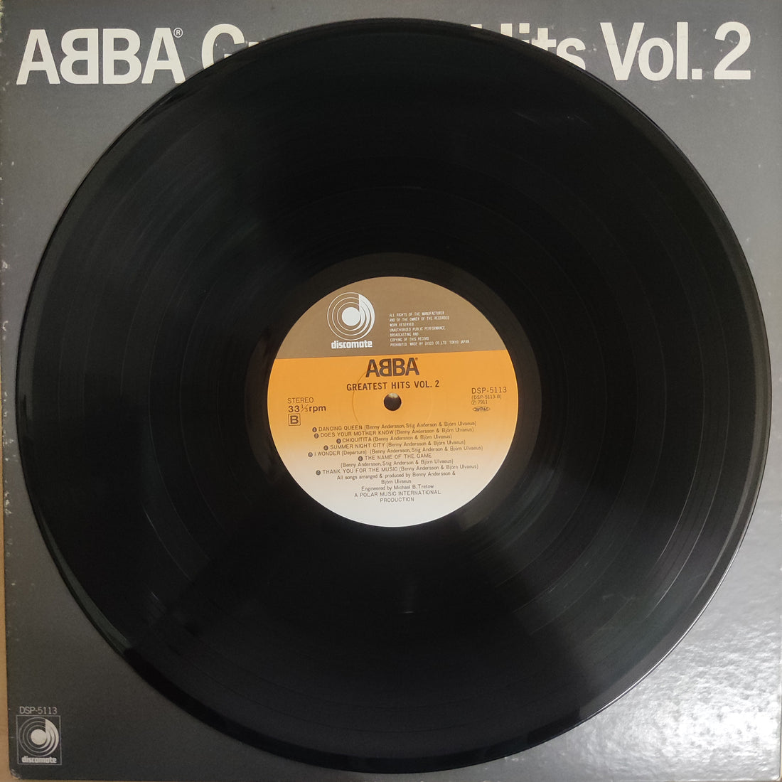 แผ่นเสียง ABBA - Greatest Hits Vol. 2 (Vinyl) (VG+)