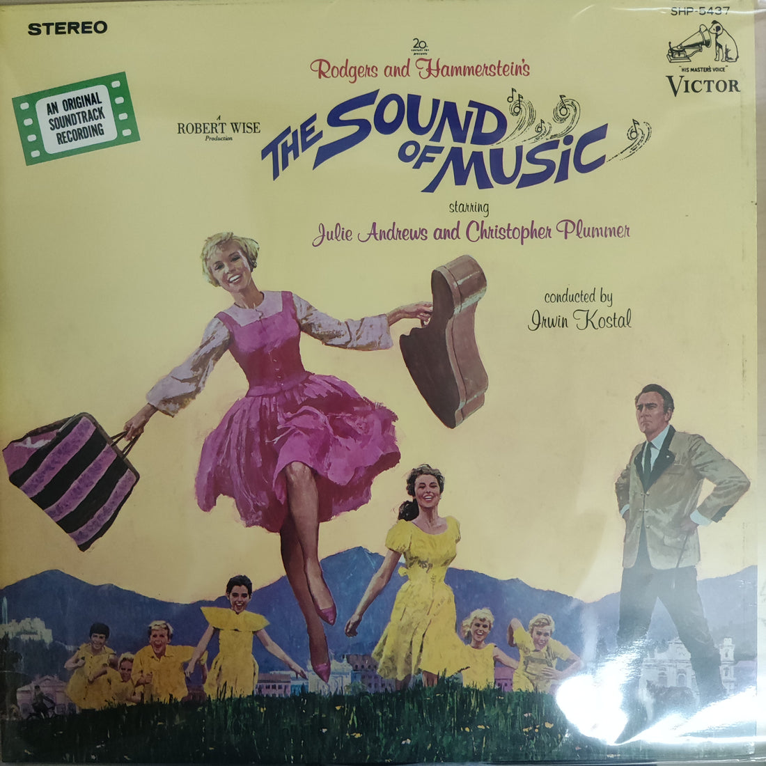 แผ่นเสียง Rodgers & Hammerstein / Julie Andrews, Christopher Plummer, Irwin Kostal - The Sound Of Music (An Original Soundtrack Recording) (Vinyl) (VG+)