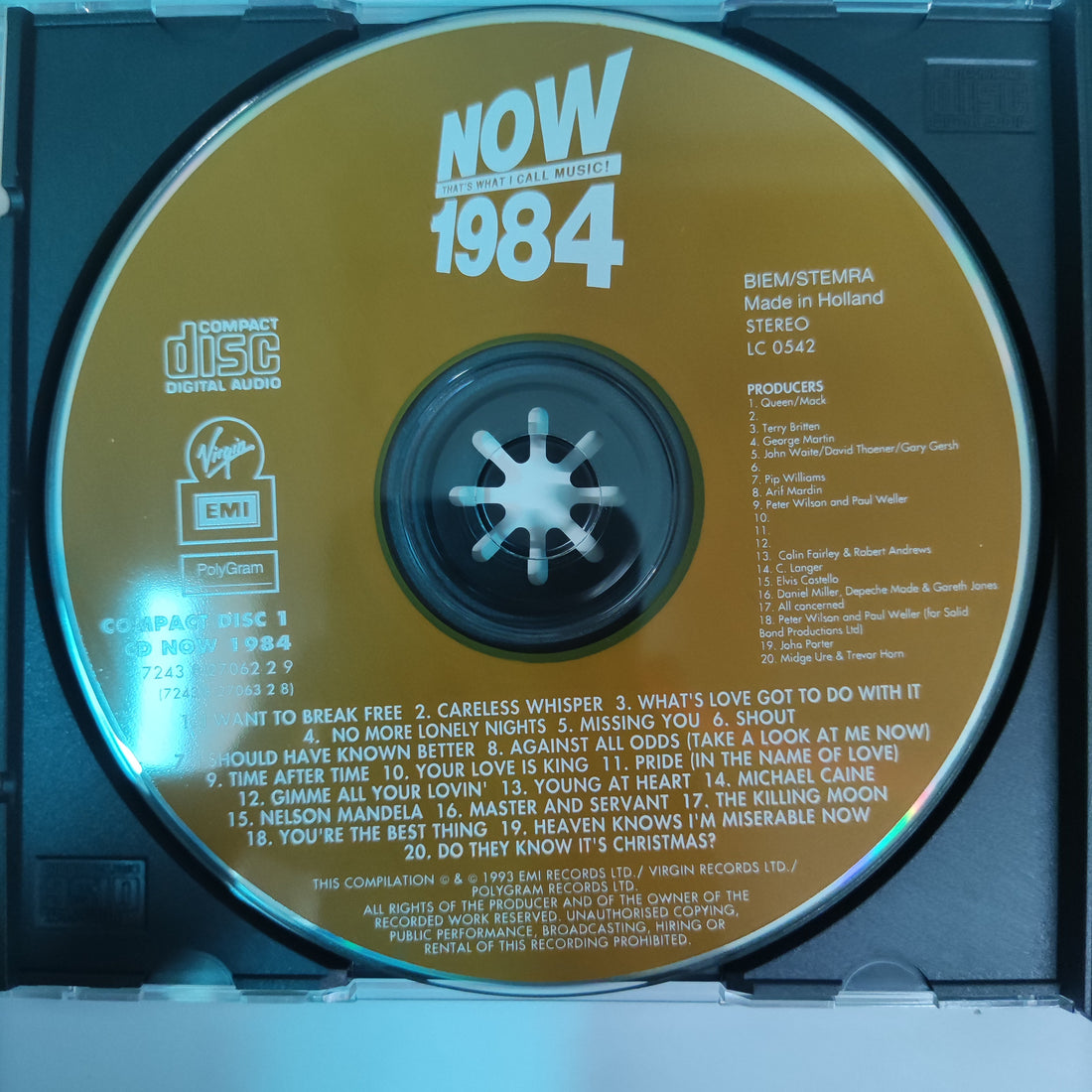 ซีดี Various - Now That's What I Call Music! 1984 (CD) (VG+)