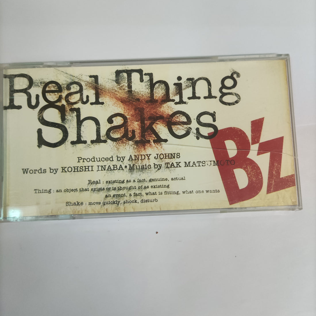 ซีดี B'z - Real Thing Shakes (CD) (VG+)