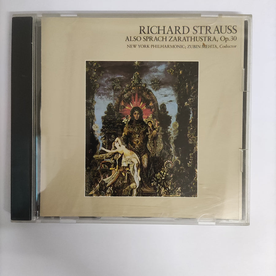 ซีดี Richard Strauss, New York Philharmonic, Zubin Mehta - Also Sprach Zarathustra, Op.30 (CD) (VG+)