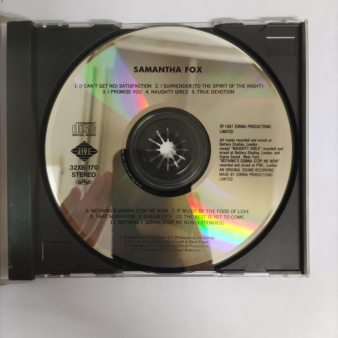 ซีดี Samantha Fox - Samantha Fox (CD) (VG+)