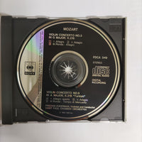 ซีดี Wolfgang Amadeus Mozart, The Saint Paul Chamber Orchestra, Pinchas Zukerman - Violin Concerto No.3 In G Major , K.216 / Violin Concerto No.5 In A Major, K.219 "Turkish" (CD) (VG+)