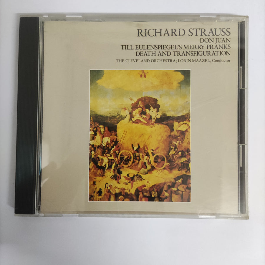 ซีดี Richard Strauss, The Cleveland Orchestra, Lorin Maazel - Don Juan / Till Eulenspiegel's Merry Pranks / Death And Transfiguration (CD) (VG+)