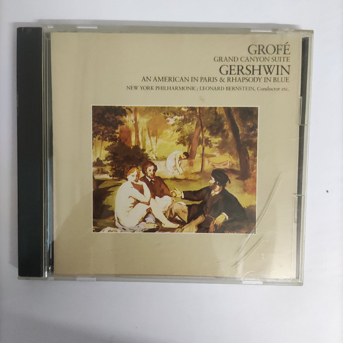 ซีดี Ferde Grofé / George Gershwin - New York Philharmonic, Leonard Bernstein - Grand Canyon Suite / An American In Paris / Rhapsody In Blue (CD) (VG+)