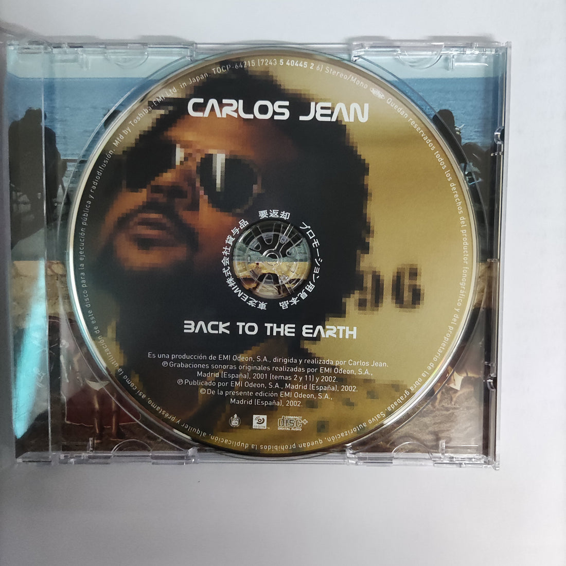 ซีดี Carlos Jean - Back To The Earth (CD) (VG+)