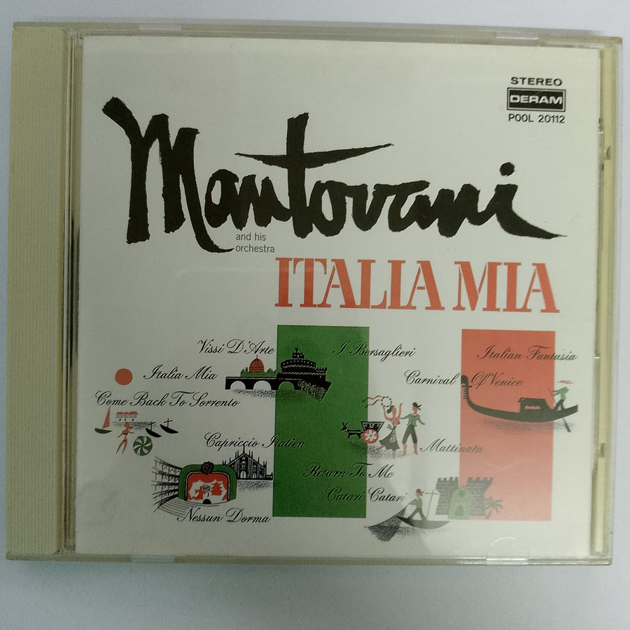 ซีดี Mantovani And His Orchestra - Italia Mia (CD) (VG+)