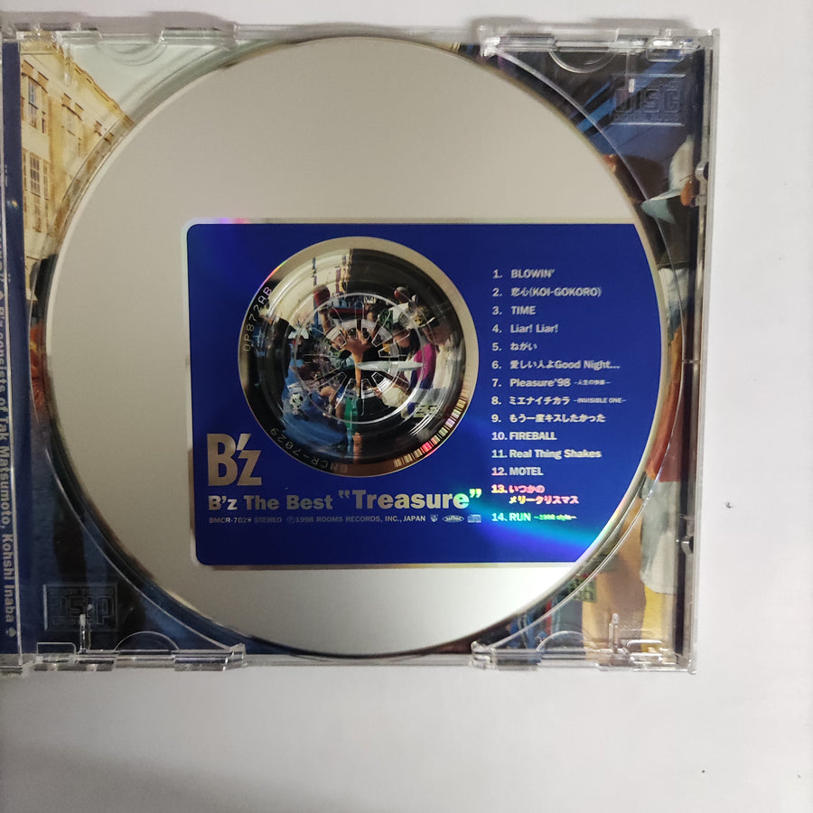 ซีดี B'z - B'z The Best "Treasure" (CD) (VG+)