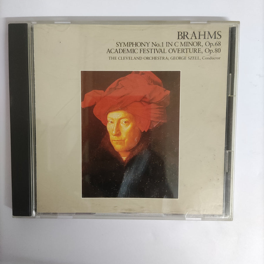 ซีดี Johannes Brahms - The Cleveland Orchestra, George Szell - Symphony No. 1 In C Minor, Op. 68 / Academic Festival Overture, Op. 80 (CD) (VG+)