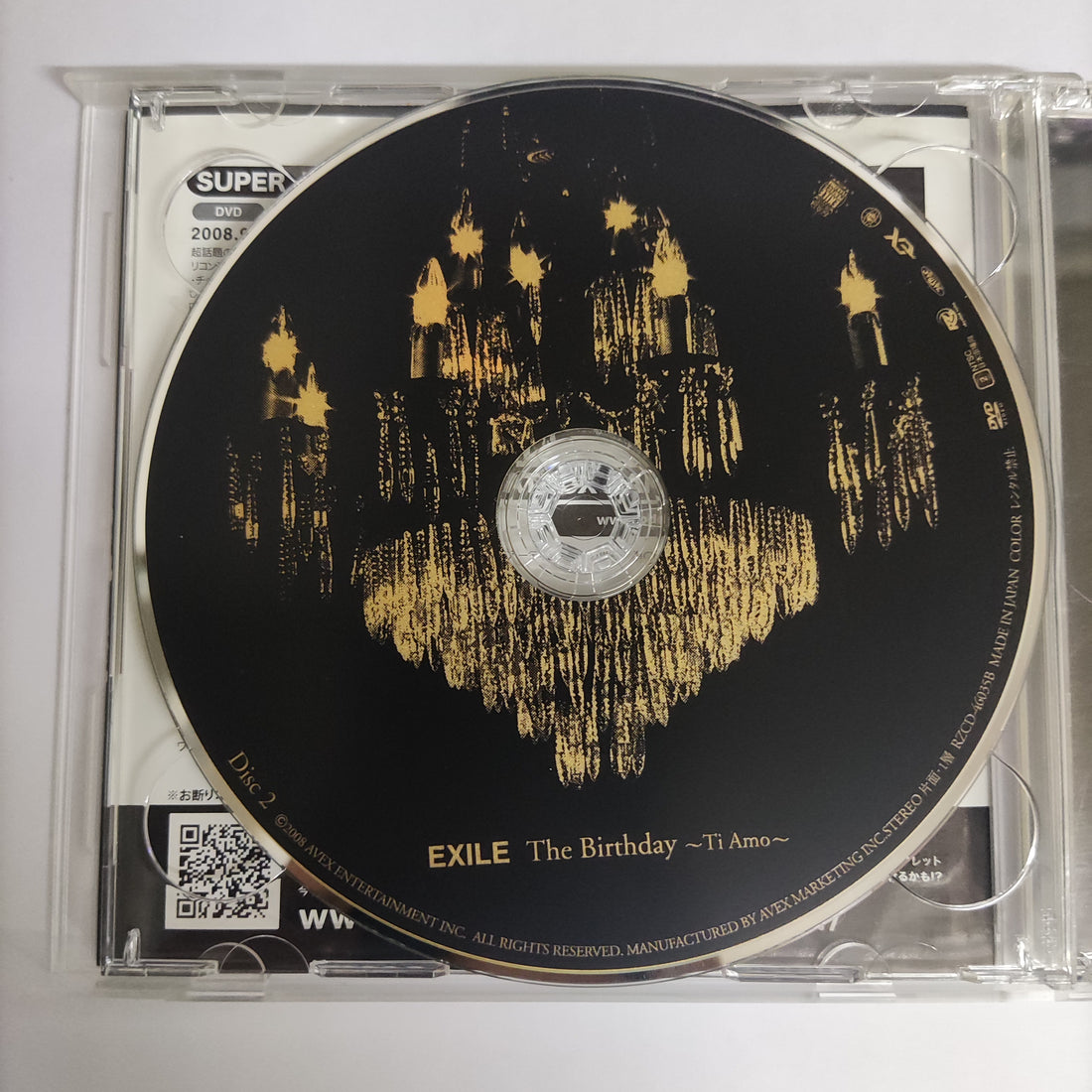 ซีดี Exile - The Birthday -Ti Amo- CD VG+ 1CD 1DVD