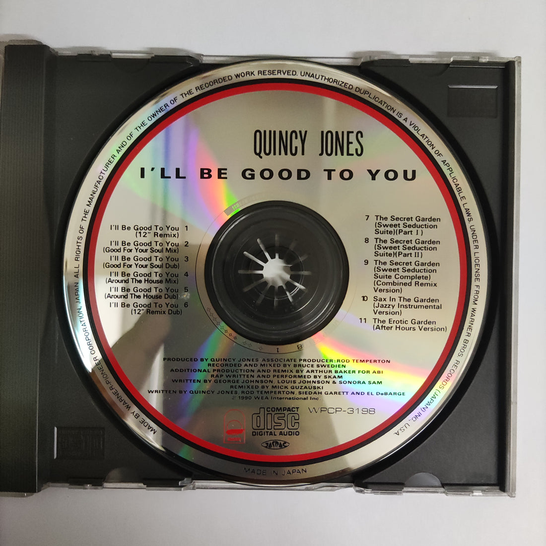 ซีดี Quincy Jones - I'll Be Good To You CD VG+