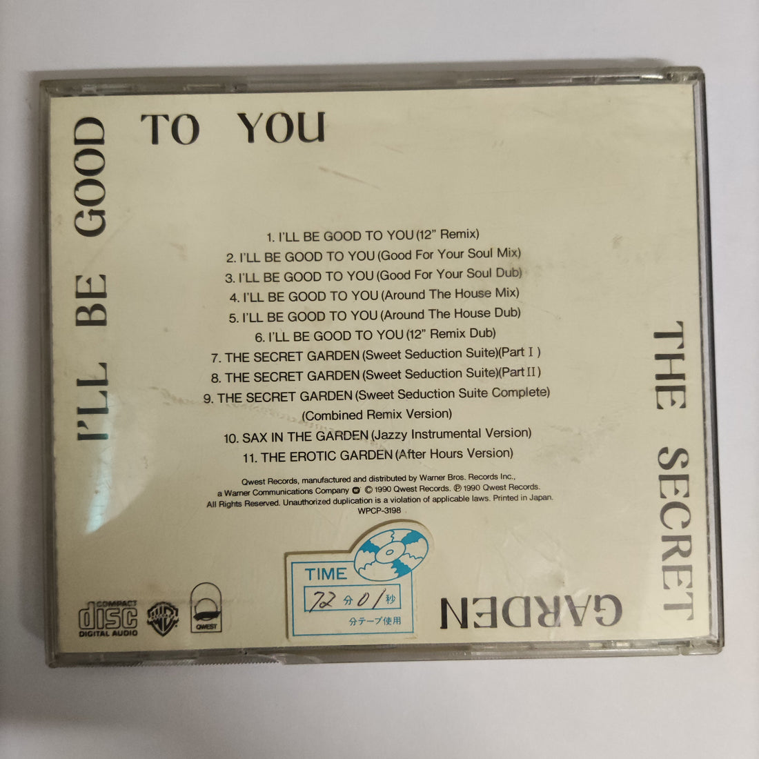 ซีดี Quincy Jones - I'll Be Good To You (CD) (VG+)