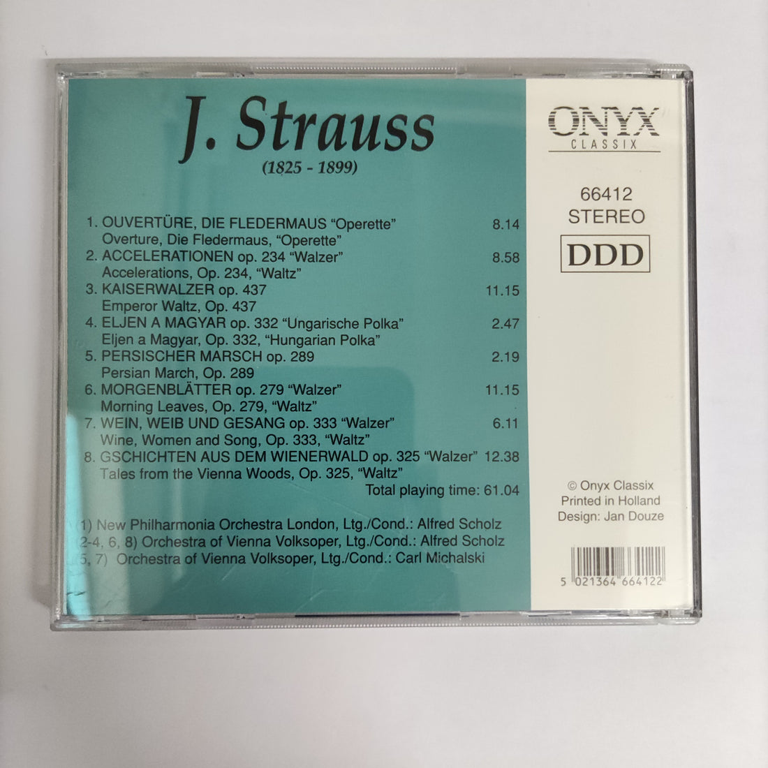 ซีดี Johann Strauss Jr. - Music From Vienna I CD VG+