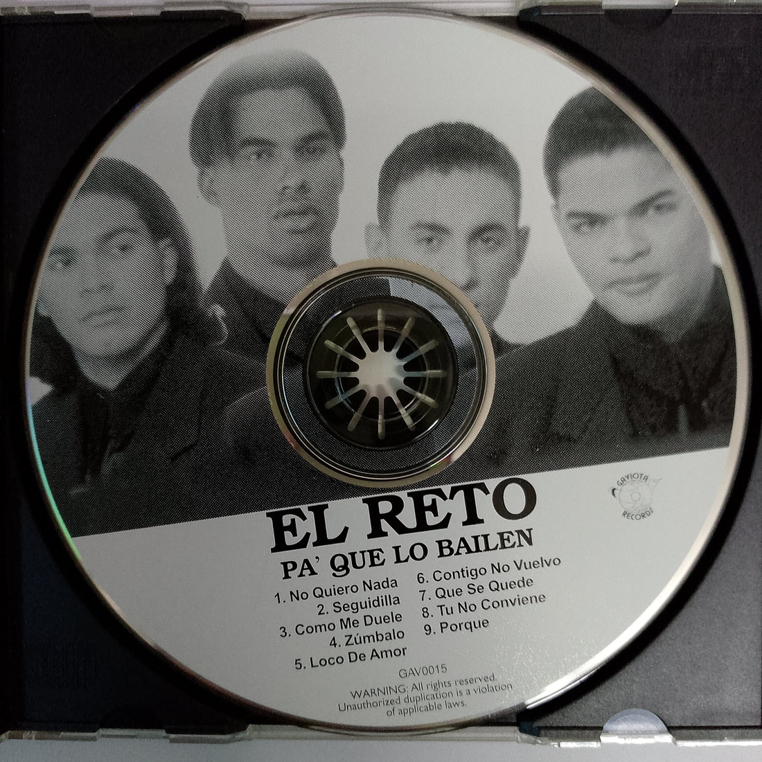 ซีดี El Reto - Pa' Que Lo Bailen CD VG+