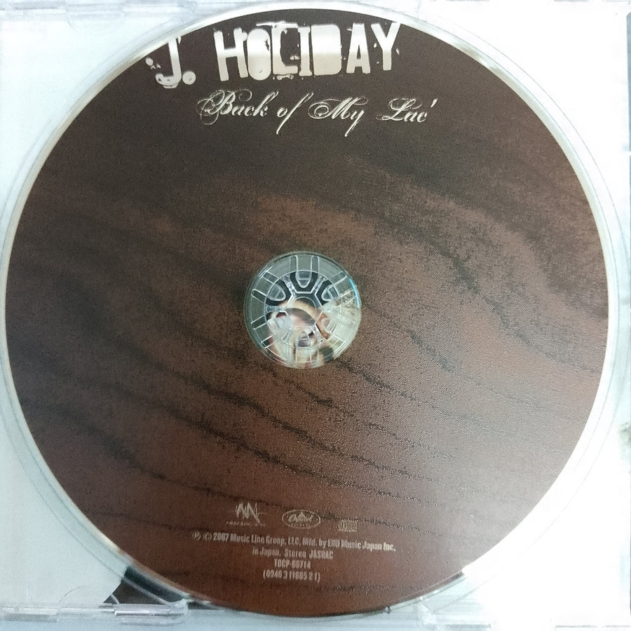 ซีดี J. Holiday - Back Of My Lac' CD VG+