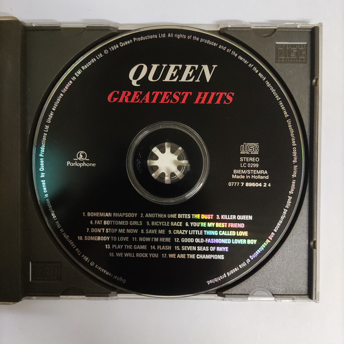 ซีดี Queen - Greatest Hits CD VG+