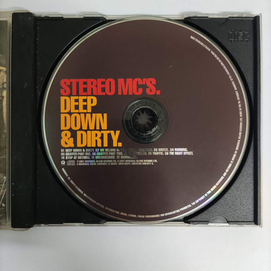 ซีดี Stereo MC's - Deep Down & Dirty. CD VG+