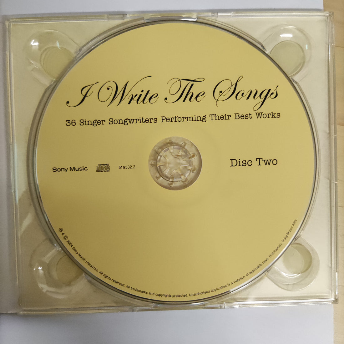 ซีดี Various - I Write The Songs CD VG+ 2CDs