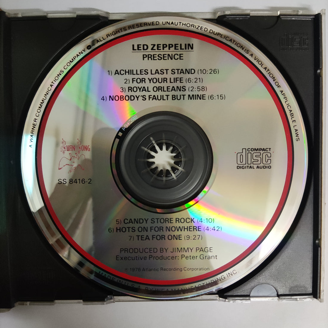 ซีดี Led Zeppelin - Presence CD VG+