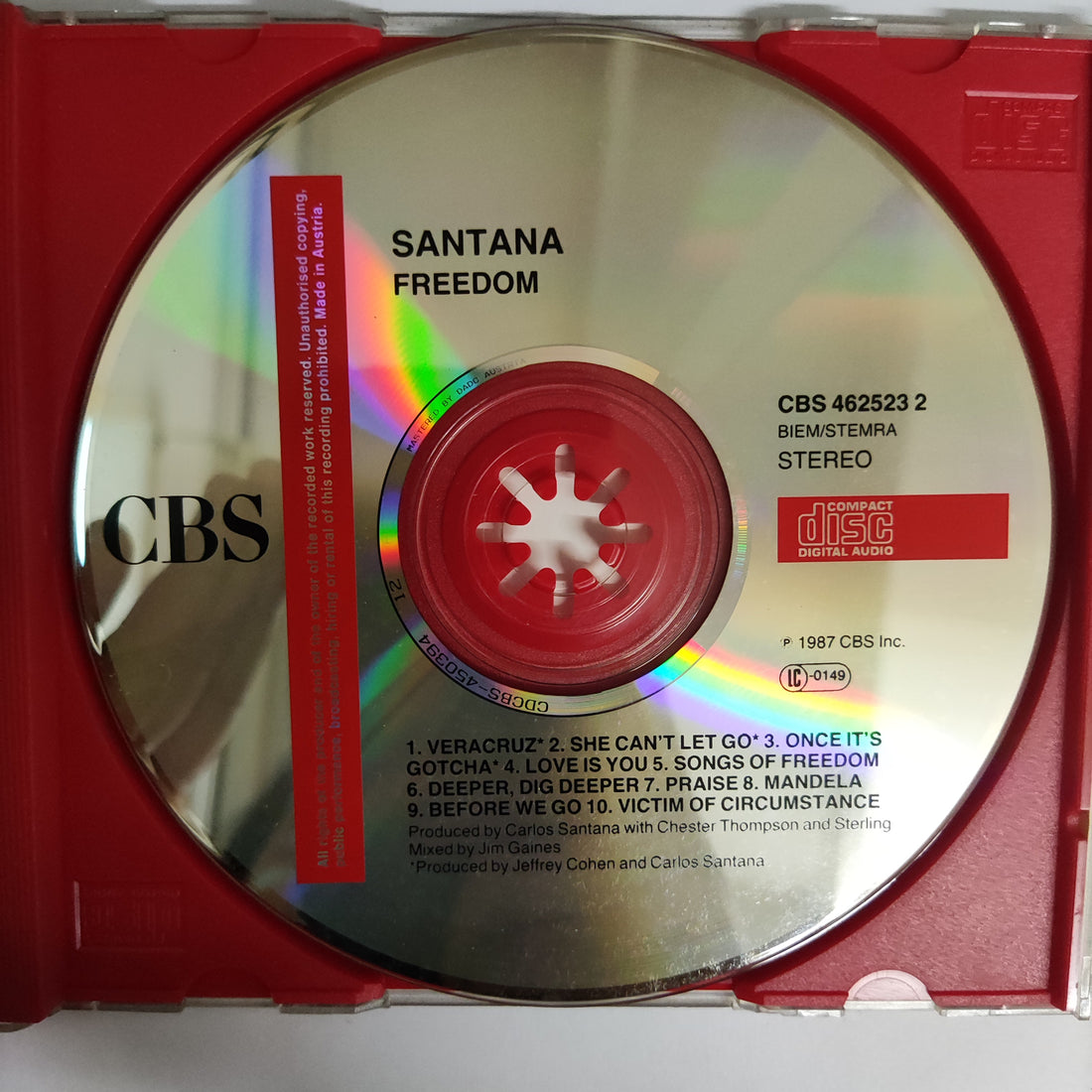 ซีดี Santana - Freedom CD VG+