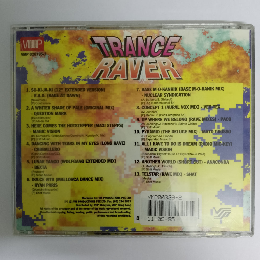 ซีดี Various - Trance Raver CD VG+