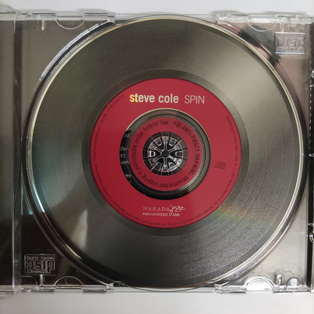 ซีดี Steve Cole - Spin (CD) (NM or M-)