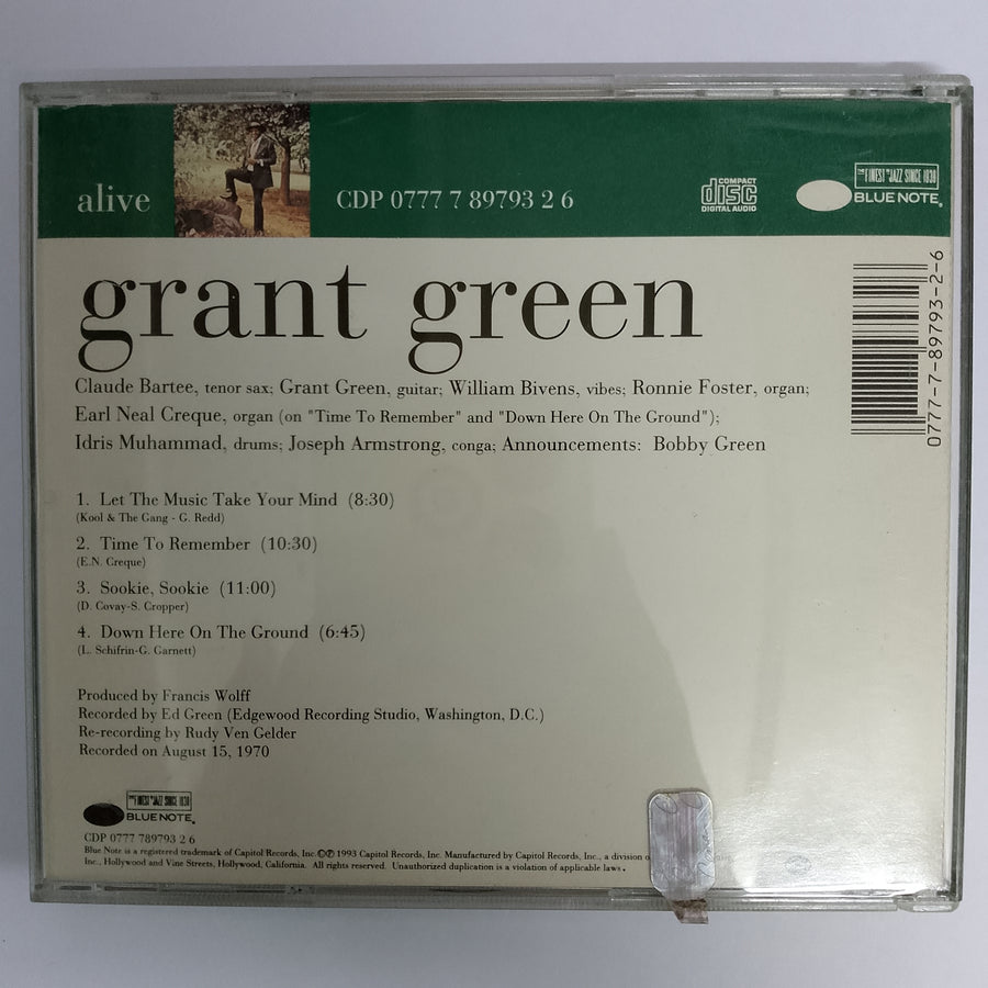 ซีดี Grant Green - Alive! (CD) (G+)