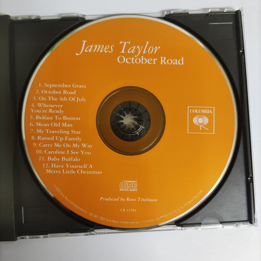 ซีดี James Taylor (2) - October Road (CD) (NM or M-)