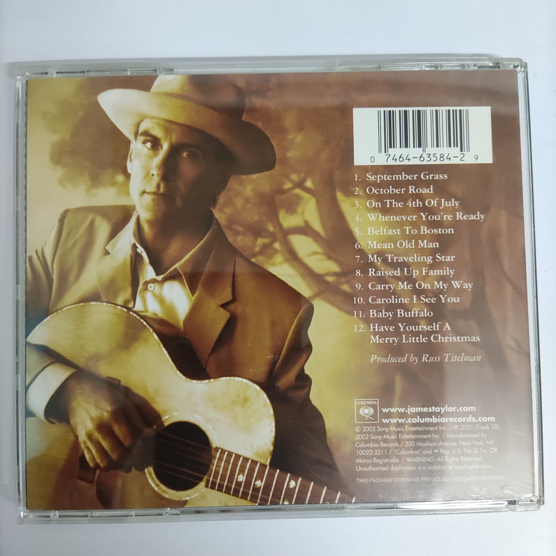 ซีดี James Taylor (2) - October Road (CD) (NM or M-)