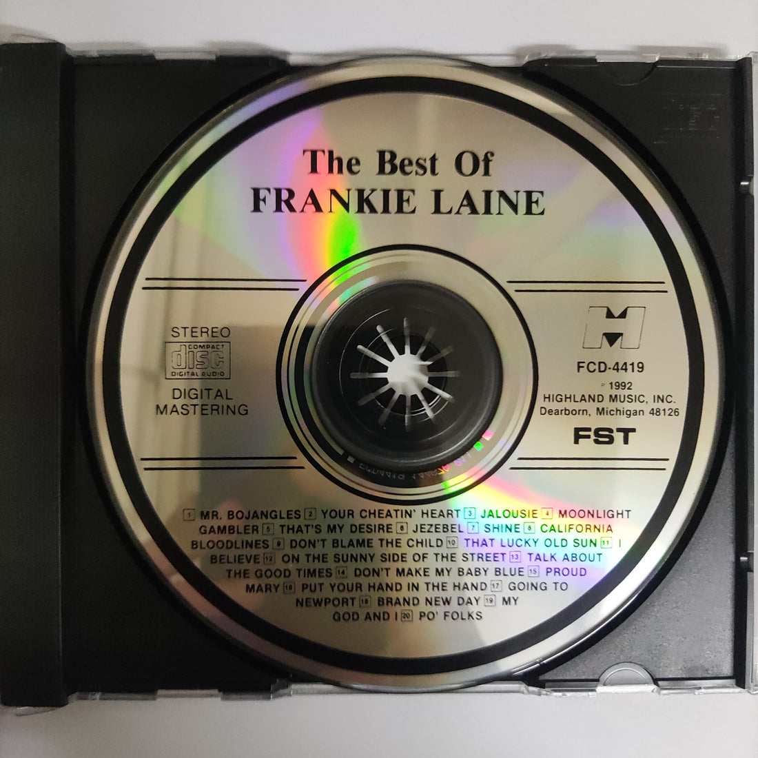 ซีดี Frankie Laine - The Best Of Frankie Laine (CD) (VG+)