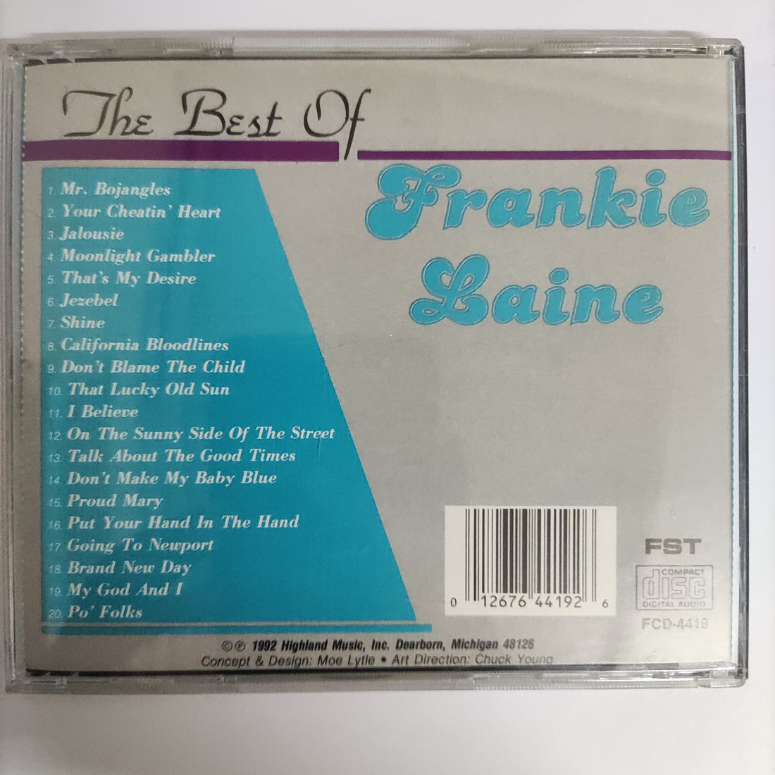 ซีดี Frankie Laine - The Best Of Frankie Laine (CD) (VG+)