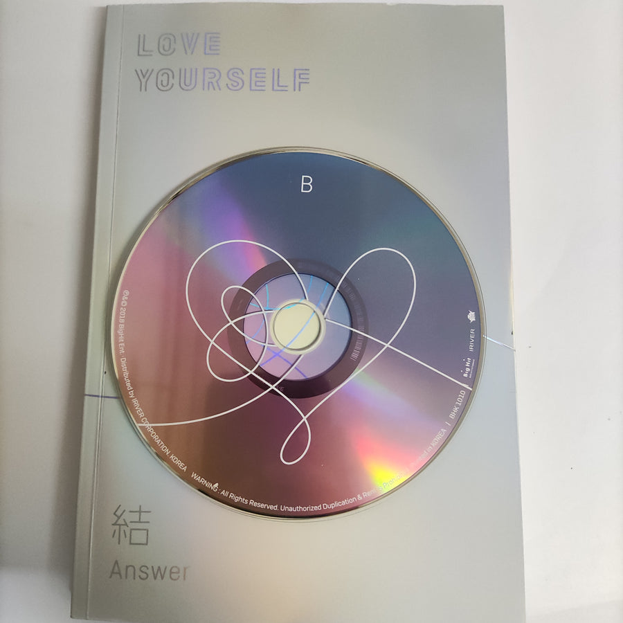 ซีดี BTS - Love Yourself 結 'Answer' CD VG+