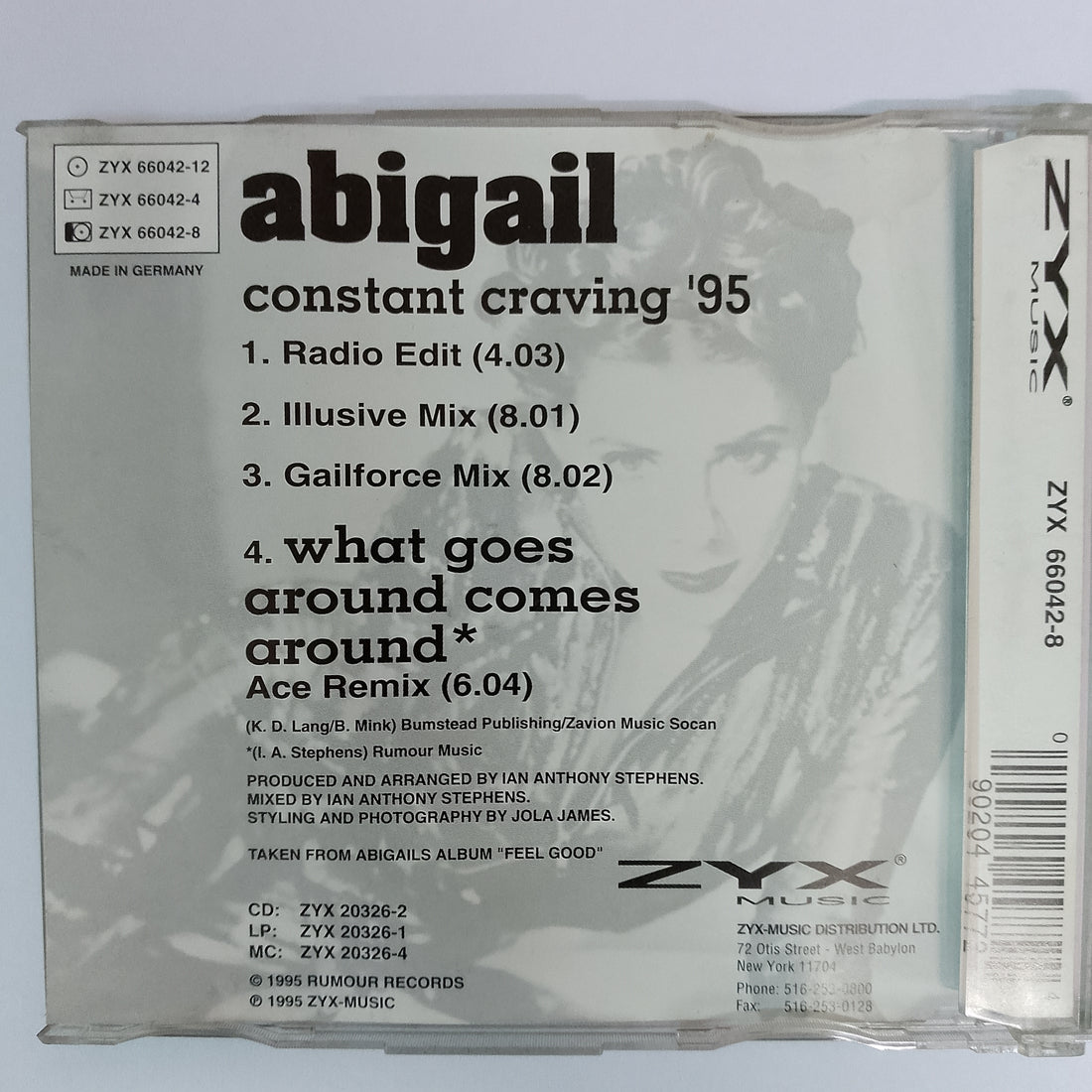 ซีดี Abigail - Constant Craving '95 CD VG+