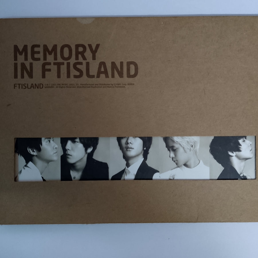 ซีดี FTISLAND - MEMORY IN FTISLAND CD VG+